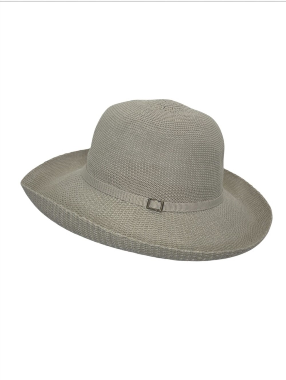 Kooringal Women's Khaki Poly Straw Up Turned Brim Sun Hat One Size Adjustable